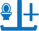 Accessible Washrooms for All / Toilettes accessibles pour tous   Logo